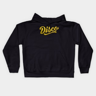 DISCO  - Solid Gold Kids Hoodie